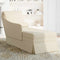 vidaXL - Chaise - longue - met - bolster - en - rechterarmleuning - linnen