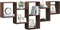 vidaXL - Wandschap - 159x18x66 - cm - bewerkt - hout - bruin - eikenkleurig