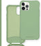 imoshion Hoesje Geschikt voor iPhone 12 Pro / 12 Hoesje Met Koord - imoshion Color Backcover met afneembaar koord - Groen