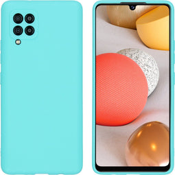 iMoshion Hoesje Geschikt voor Samsung Galaxy A42 Hoesje Siliconen - iMoshion Color Backcover - Mintgroen