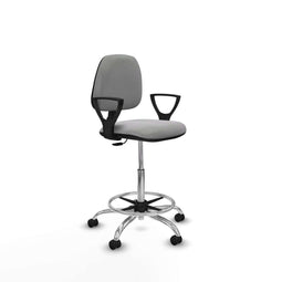 Piqueras y Crespo BFN05RF - Bureaustoel - Hoogteverstelbaar - Lichtgrijs