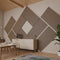Akoestische Wandpanelen - Set van 4 - Geluidsabsorberend MDF & PET Schuim - Natuurlijk Eiken - 120 x 60 x 1,8 cm (set van 4)