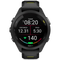 Garmin Forerunner 265S 42 mm zwart met een zwart/geel siliconen polsband