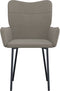 vidaXL - Eetkamerstoelen - 2 - st - fluweel - lichtgrijs