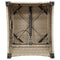 vidaXL - Ligbed - met - Kussen - Beige - Poly - Rattan