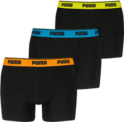 Puma Heren Boxershort - 3-pack - 95% Katoen - Zwart (3 stuks)