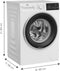 Beko B5WFT89418W - Wasmachine 9kg 1400t - A - Wit
