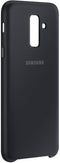 Samsung Galaxy A6+ - Dual Layer Cover - Krasbestendig - Zwart