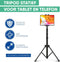 Serve Tablet Standaard - Tripod Statief - Draagtas & Bluetooth Remote - Aluminium - Zwart