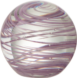 J-Line presse-papier Draaikolk - glas - paars - small