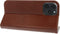 Valenta iPhone 12 - Book Case - Handgemaakt - Bruin