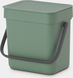 Brabantia Sort & Go - Aanrecht Afvalbakje - 3 liter - Fir Green