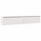 vidaXL - Wandkasten - 2 - st - 100x30x35 - cm - massief - grenenhout - wit