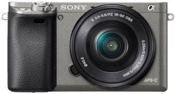 Sony A6000 - Camera met lens - 24,3Mpx CMOS APS-C - Grijs