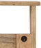 vidaXL - Wandkapstok - met - 4 - haken - massief - mangohout