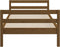 vidaXL - Bedframe - 75x190 - cm - massief - grenenhout - honingbruin