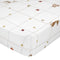 Onderlaken HappyFriday Woods animals Wit Multicolour 70 x 140 x 14 cm