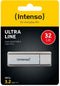 Intenso Ultra - USB-stick 32GB - USB 3.2 Gen 1x1 tot 70 MB/s - Zilver