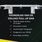 Zoluko Professionele Pull Up Bar - Wandmontage - 150kg Draagkracht - E-book - Wit