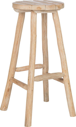 J-Line barkurk Rond Eik - hout - naturel