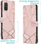 iMoshion Hoesje Geschikt voor Samsung Galaxy A71 Hoesje Met Pasjeshouder - iMoshion Design Softcase Bookcase - Goud / Roze / Pink Graphic