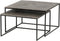 Salontafel Silvia set van 2 Large - Silver antique | Meubelplaats