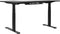 DESTIN II - Verstelbaar bureau - Zwart - Rechts - 160 cm - MDF