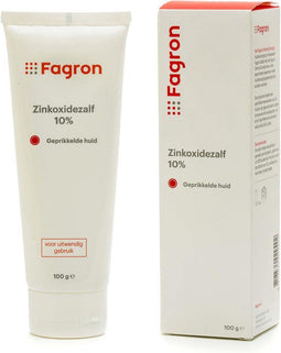 Fagron Zinkoxidezalf 10% in doos met bijsluiter - 100g