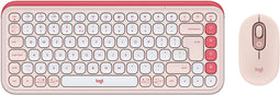 Logitech Pop Icon Combo - Toetsenbord en Muis - Stil ontwerp en aanpasbare sneltoetsen - Roze/Wit