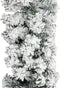 vidaXL - Kerstslinger - met - sneeuw - 5 - m - PVC - groen