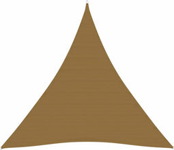 vidaXL - Zonnezeil - 160 - g/m² - 3,6x3,6x3,6 - m - HDPE - taupe
