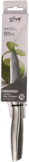 5Five Precision - Fruitmes - 1x stuks - RVS - zilver - 20 cm - keuken messen - luxe kwaliteit