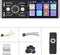 TechU™ T37 Autoradio 1 Din + Afstandsbediening en stuurbediening | Bluetooth - USB - AUX - SD | Bluetoothradio | Handsfree bellen | Autoradio met scherm | Stembediening