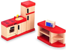 Pintoy Rode Keuken voor Poppenhuis