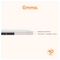 Emma Express - Hybride Matras - 120 x 200 cm - 7 Ergonomische Zones - Wit en Grijs
