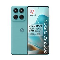 Motorola Edge 60 Fusion - Smartphone - 8GB RAM - 256GB opslag - Turquoise