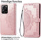 iMoshion Hoesje Geschikt voor Xiaomi Poco X5 5G Hoesje Met Pasjeshouder - iMoshion Mandala Bookcase - Rosé Goud