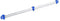 Toolflex Bezemhouder - Tuingereedschap Ophangsysteem - Aluminium rail 94 cm - 5 houders - Blauw