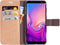 Mobiparts Galaxy J6 (2018) - Wallet Case - Saffiano motief - Bruin