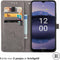 iMoshion Hoesje Geschikt voor Nokia G11 Plus Hoesje Met Pasjeshouder - iMoshion Mandala Bookcase - Grijs