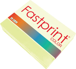 Kopieerpapier Fastprint A4 80gr citroengeel 500vel