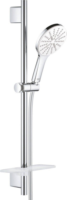 GROHE Rainshower SmartActive 130 - Glijstangset 60 cm - 3 sproeistralen - chroom/moon white