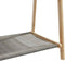 vidaXL - Kledingrek - met - schappen - 106x34x102 - cm - bamboe