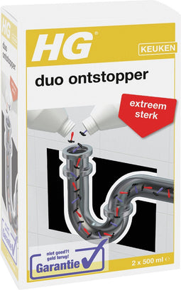HG duo ontstopper 1L
