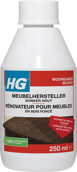 HG meubelhersteller donker hout 250ml