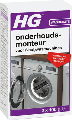 HG onderhoudsmonteur - geschikt voor (vaat)wasmachines - 1 x 200 gram