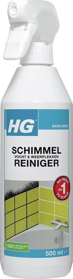 HG schimmel, vocht en weerplekkenreiniger 500ml