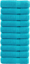 vidaXL - Handdoeken - SOLUND - 10 - st - 600 - g/m² - 50x100 - cm - turquoise