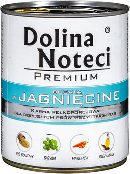 Dolina Noteci Premium rijk aan lamsvlees - nat hondenvoer - 800g