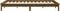 vidaXL - Bedframe - massief - grenenhout - honingbruin - 160x200 - cm